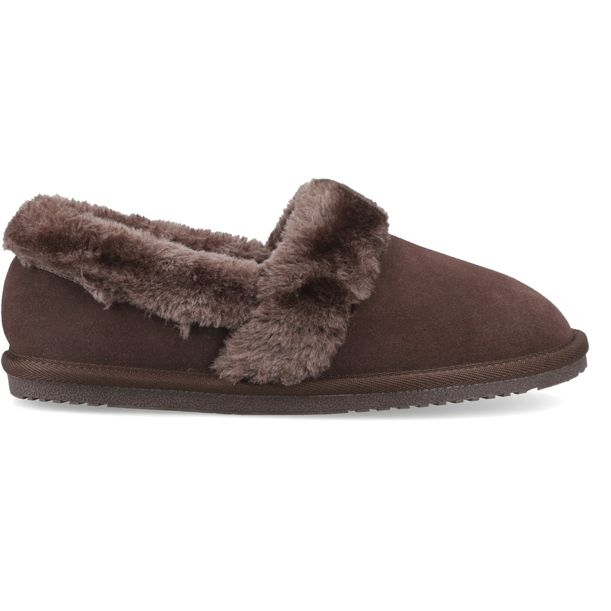 Hush Puppies Womens Ariel Slipper Chocolate