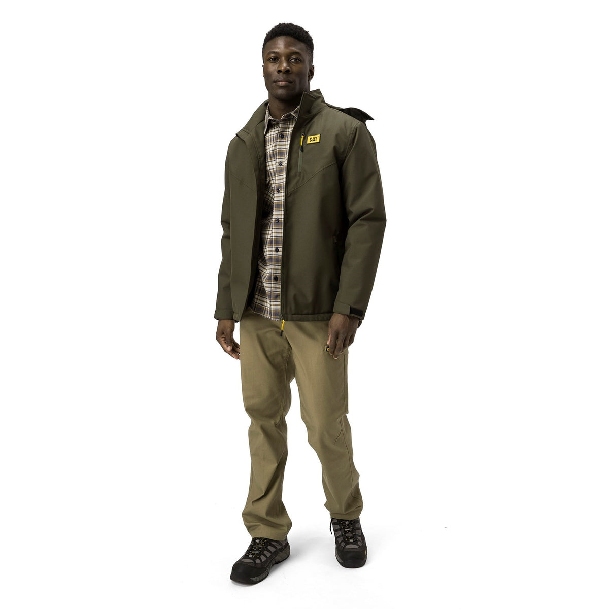 Caterpillar Mens Lightweight Insulated Jacket Moss