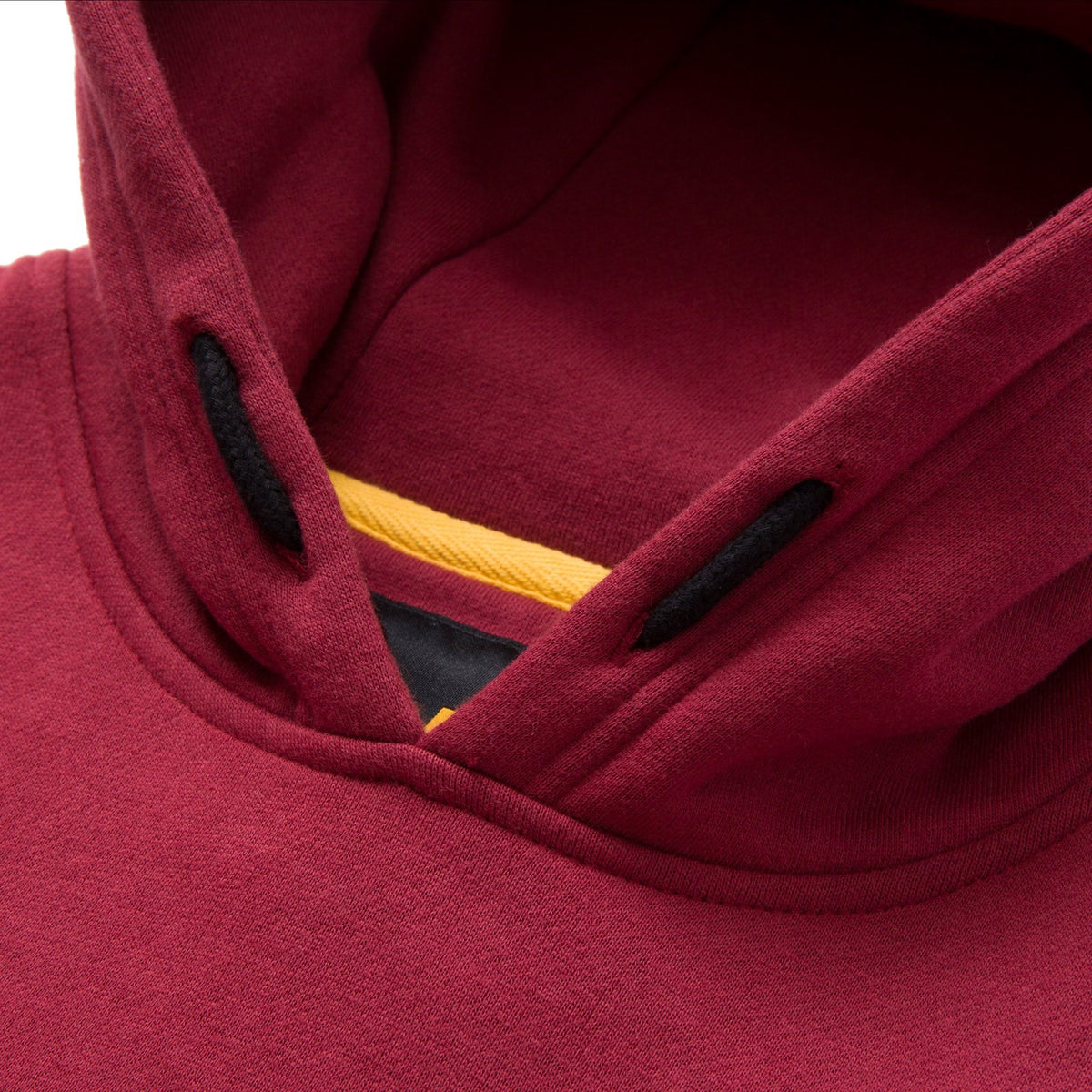 Caterpillar Mens Trademark Banner Hooded Sweatshirt Brick