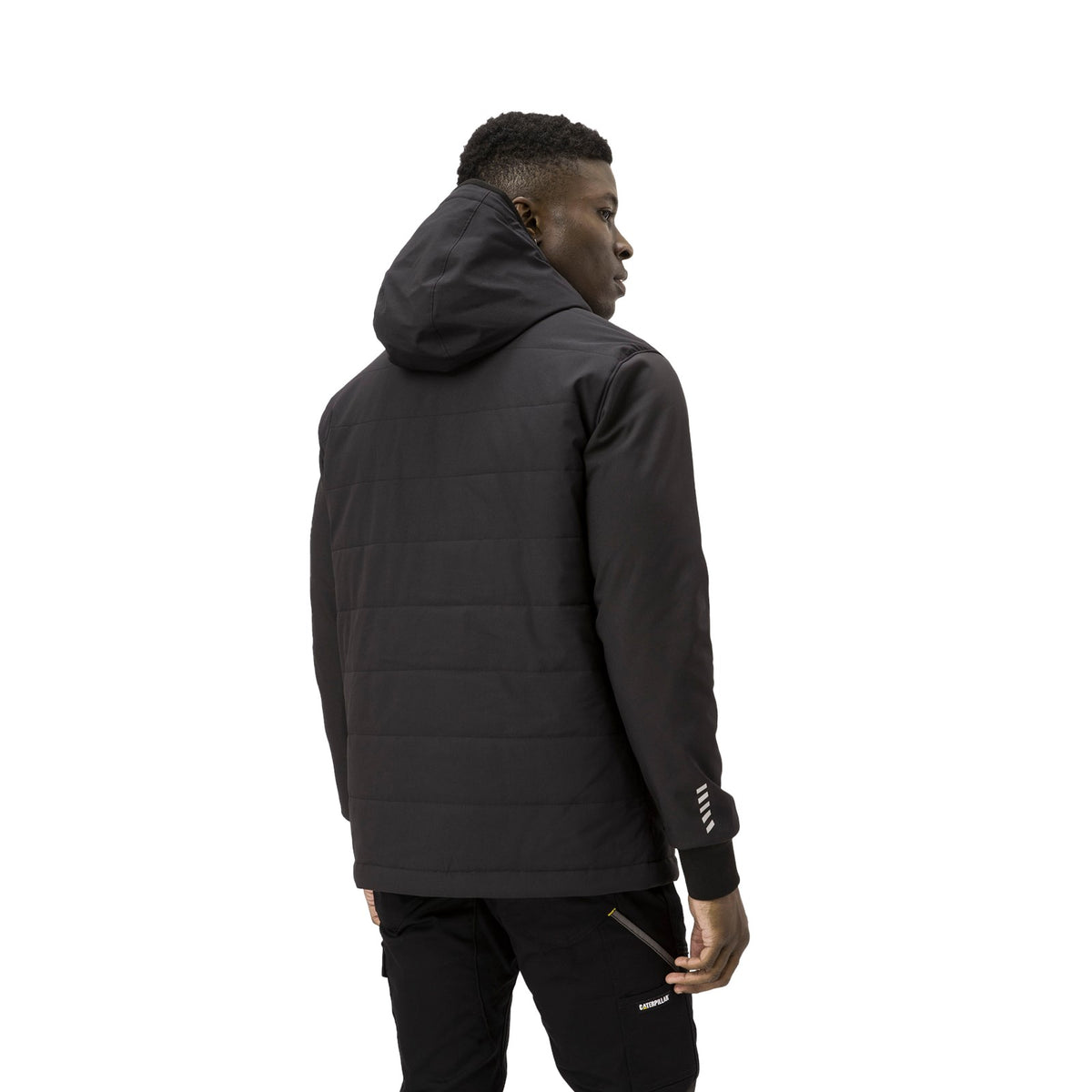 Caterpillar Mens Tech Hybrid Jacket Black
