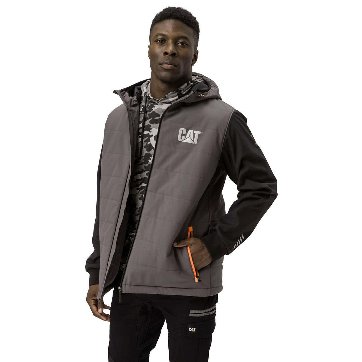 Caterpillar Mens Tech Hybrid Jacket Magnet