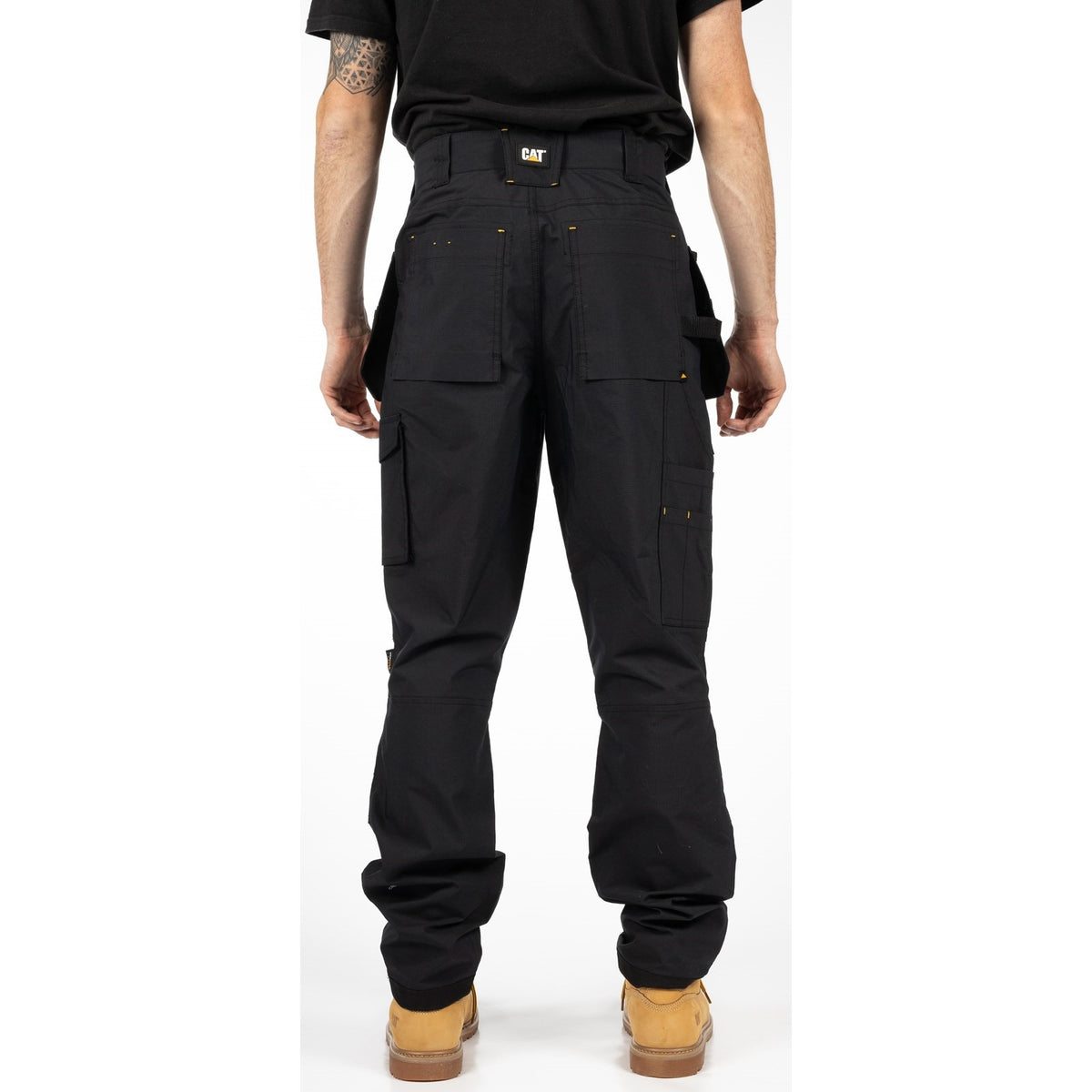 Caterpillar Mens Nexus Holster Stretch Pocket Trouser 32R-Black