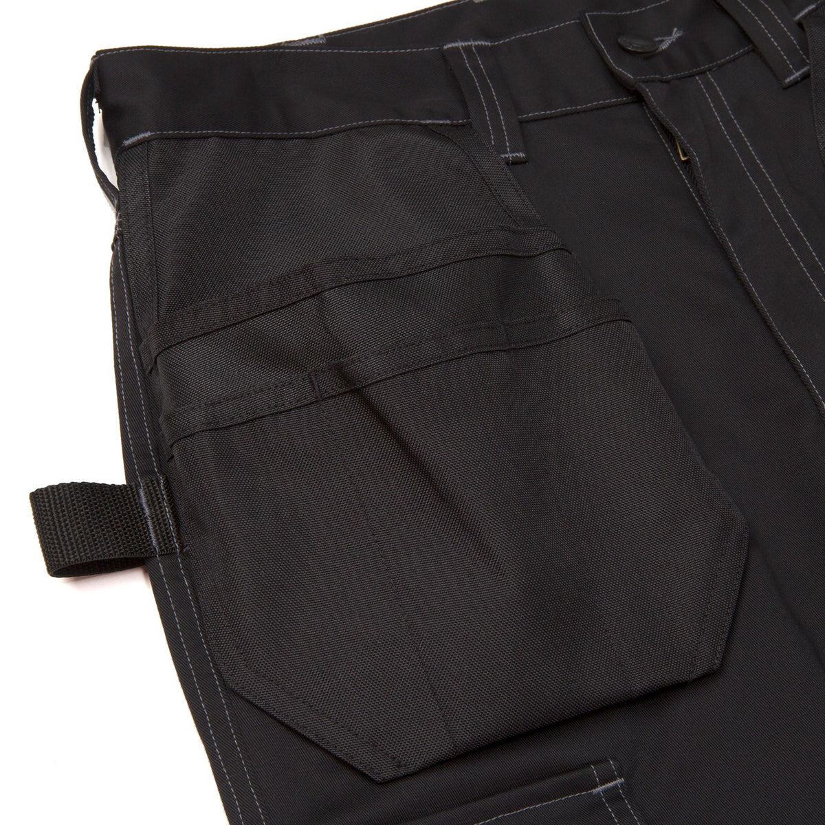 Caterpillar Mens Essential Knee Pocket Stretch Holster Trouser 34L-Black