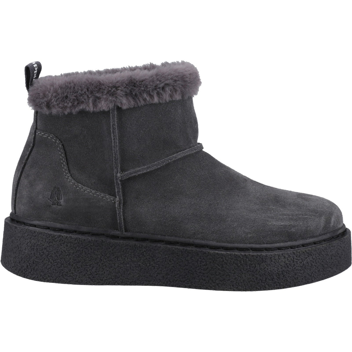 Hush Puppies Womens Becca Ankle Boots Charcoal