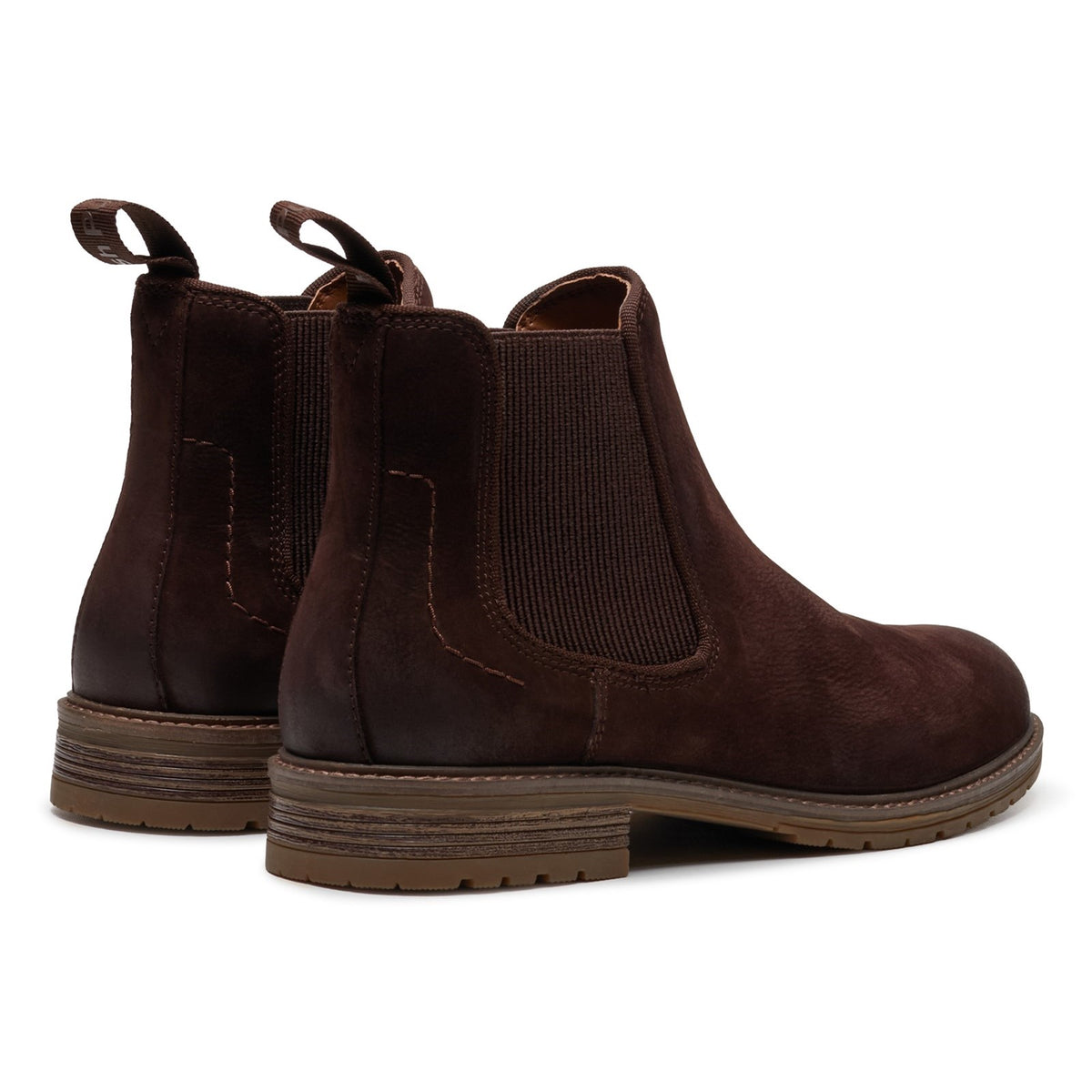 Hush Puppies Mens Russell Boots Dark Brown
