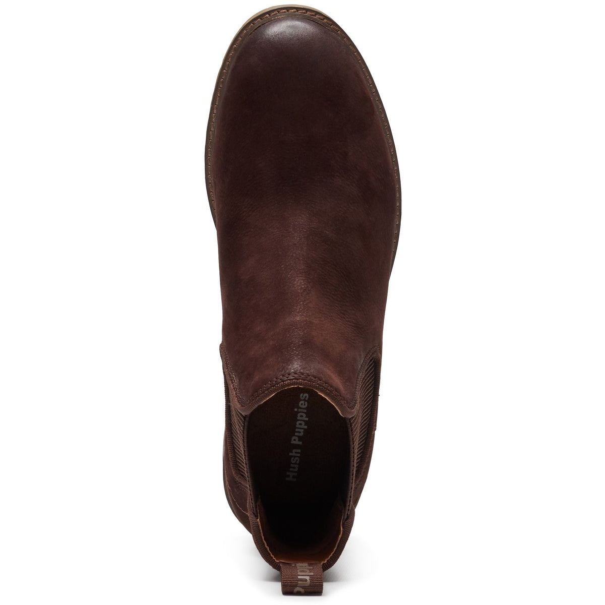Hush Puppies Mens Russell Boots Dark Brown