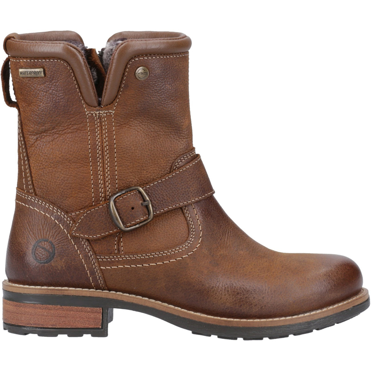 Cotswold Womens Kinsham Ankle Boots Tan