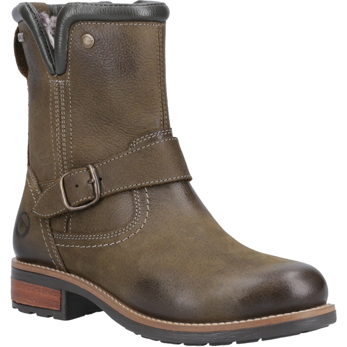 Cotswold Womens Kinsham Ankle Boots Khaki