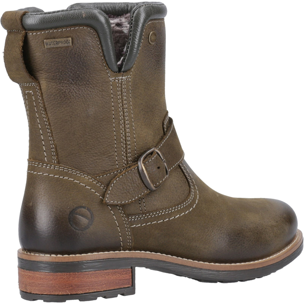 Cotswold Womens Kinsham Ankle Boots Khaki