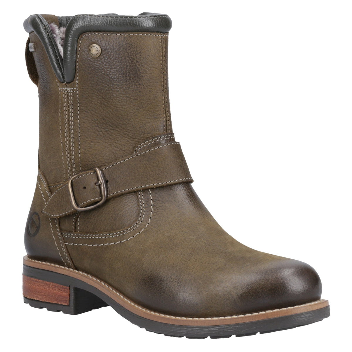 Cotswold Womens Kinsham Ankle Boots Khaki