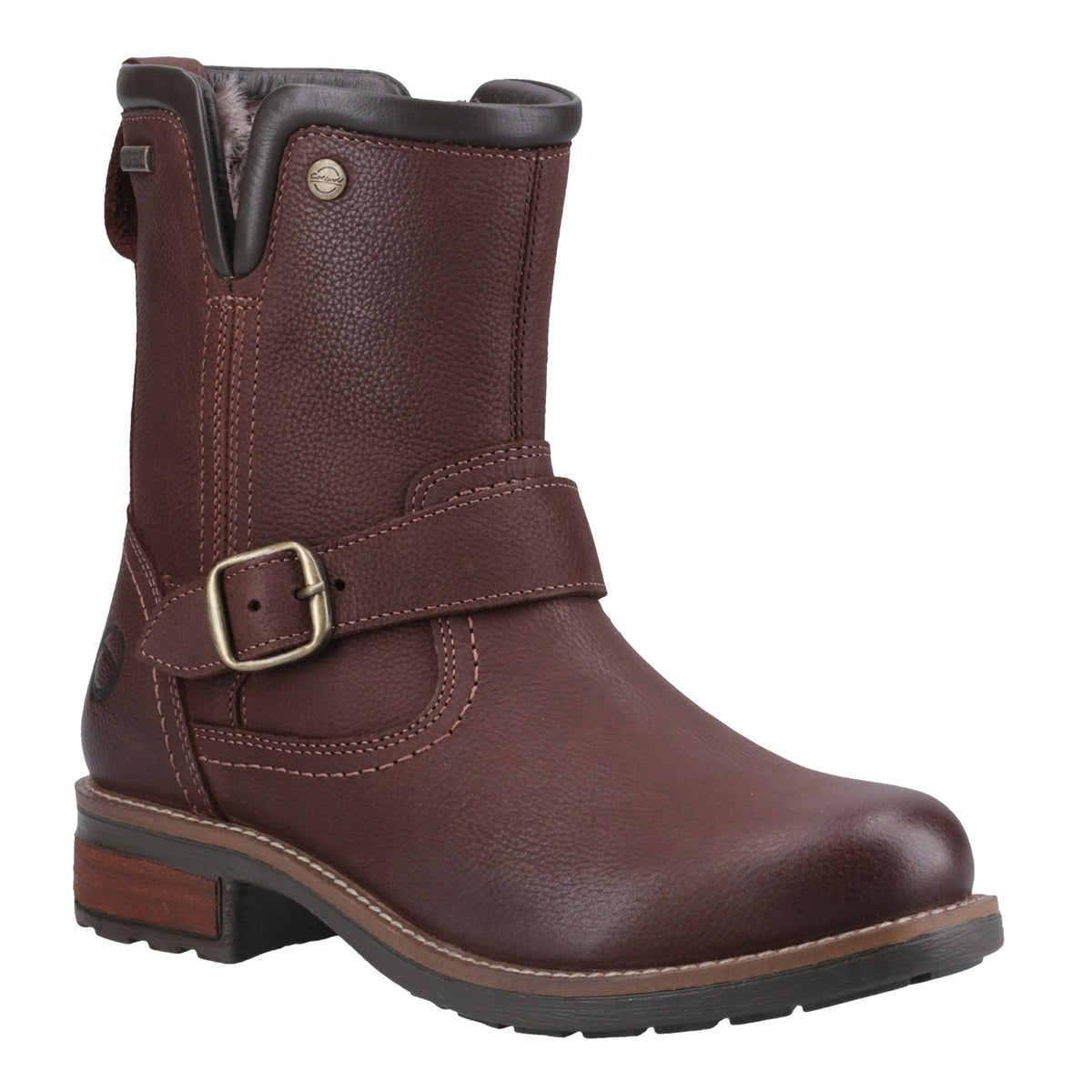 Cotswold Womens Kinsham Ankle Boots Brown