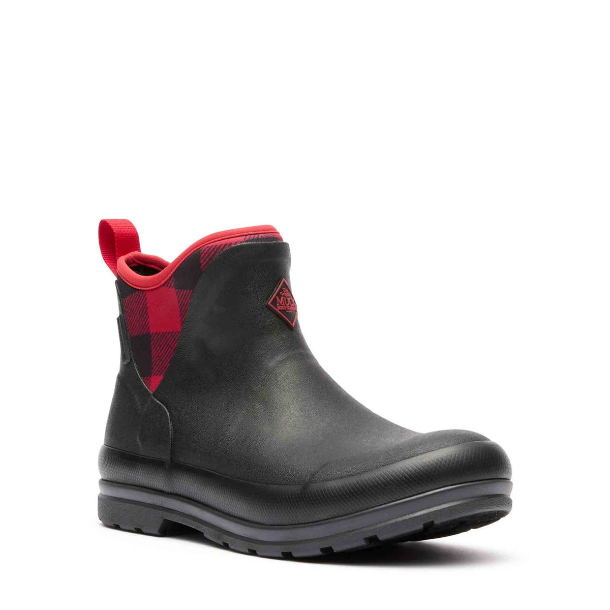 Muck Boots Womens Originals Ankle Boot Black/Buffalo Plaid