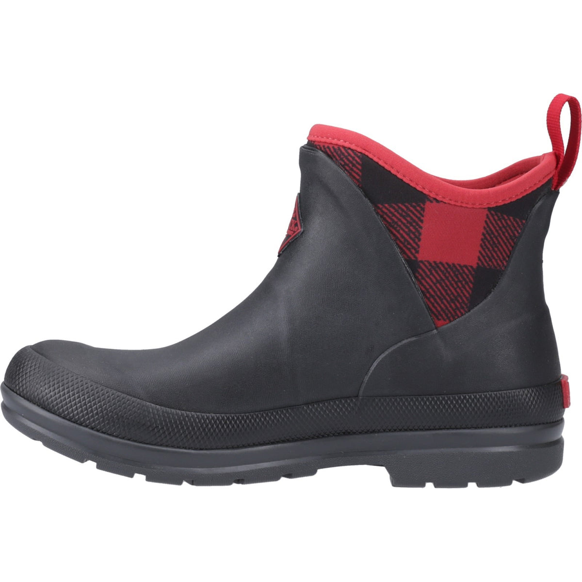 Muck Boots Womens Originals Ankle Boot Black/Buffalo Plaid