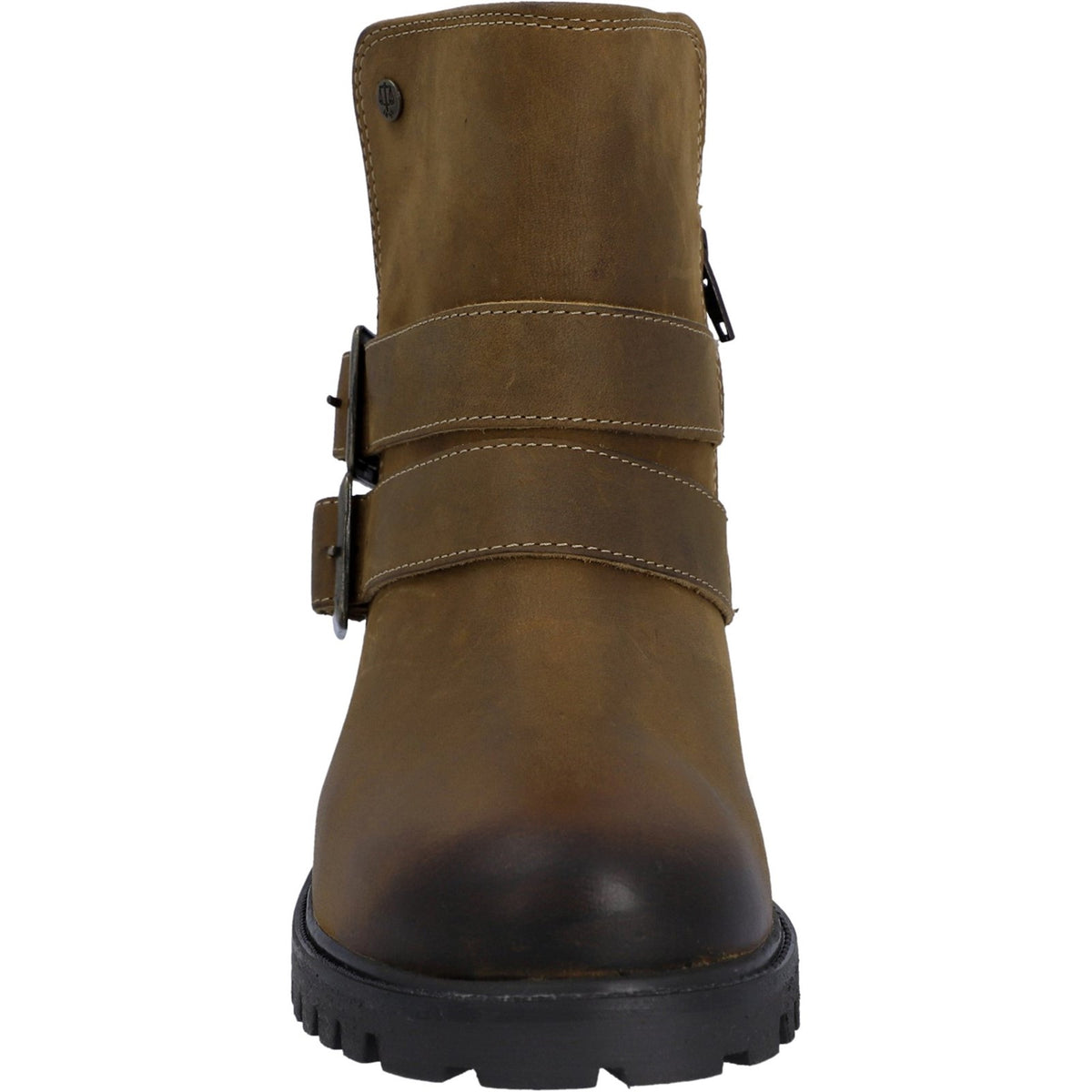 Hunter Womens Ness Ankle Boot Dark Tan