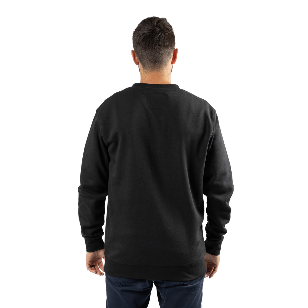 Caterpillar Mens Midweight Crewneck Sweatshirt Black