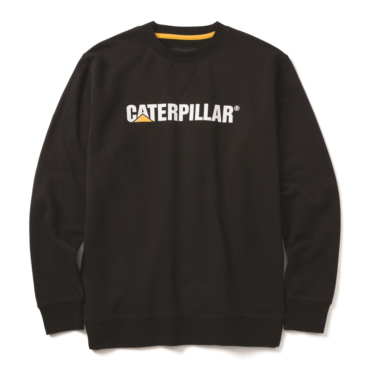 Caterpillar Mens Midweight Crewneck Sweatshirt Black