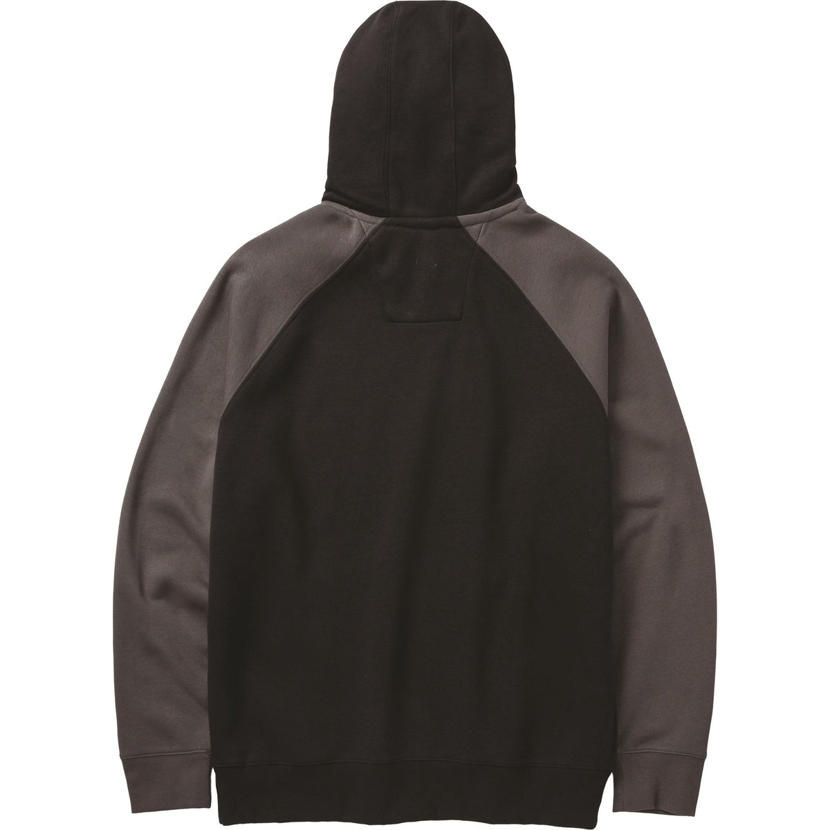 Caterpillar Mens Raglan Hooded Sweatshirt Black/Magnet
