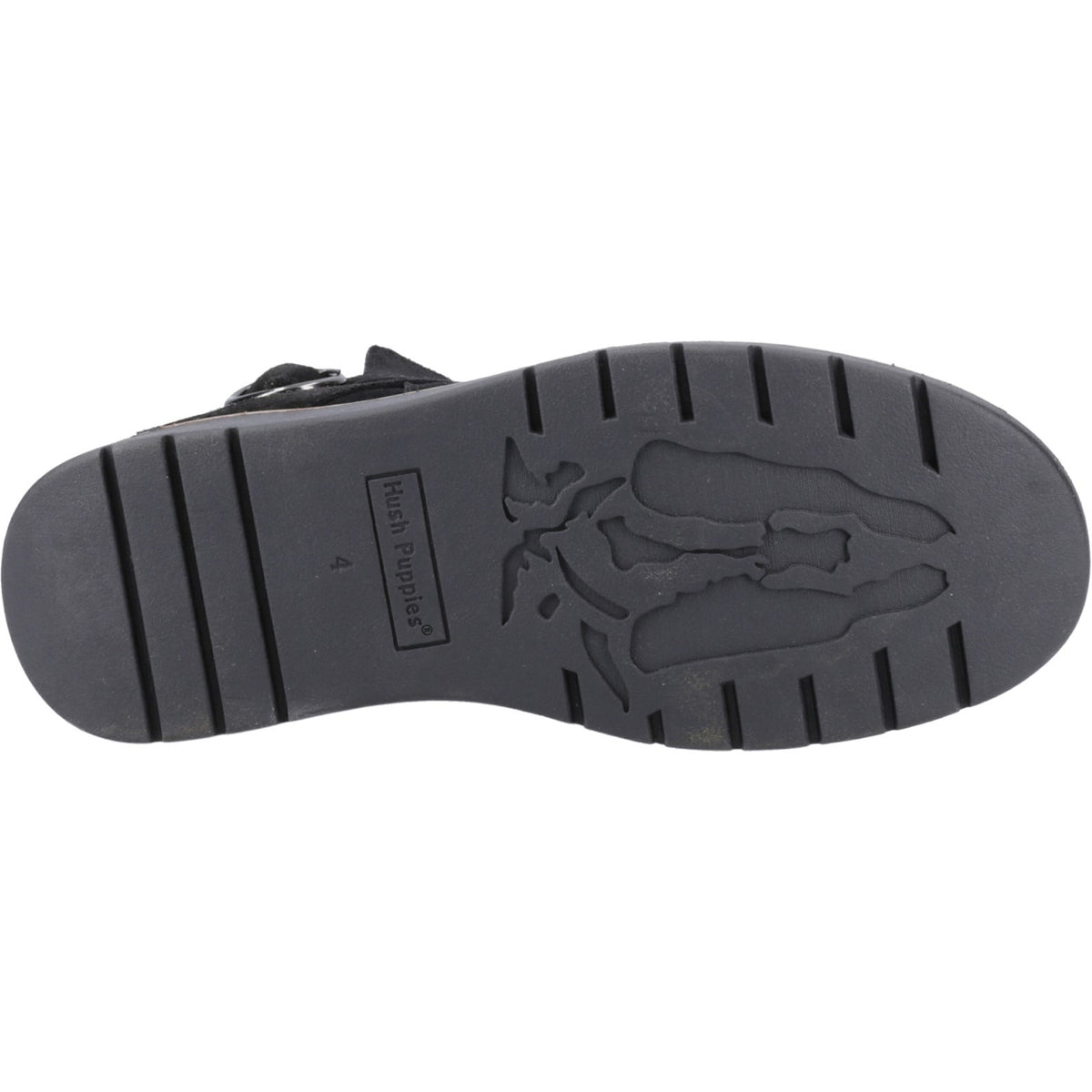 Hush Puppies Womens Lyra Buckle Boot Black