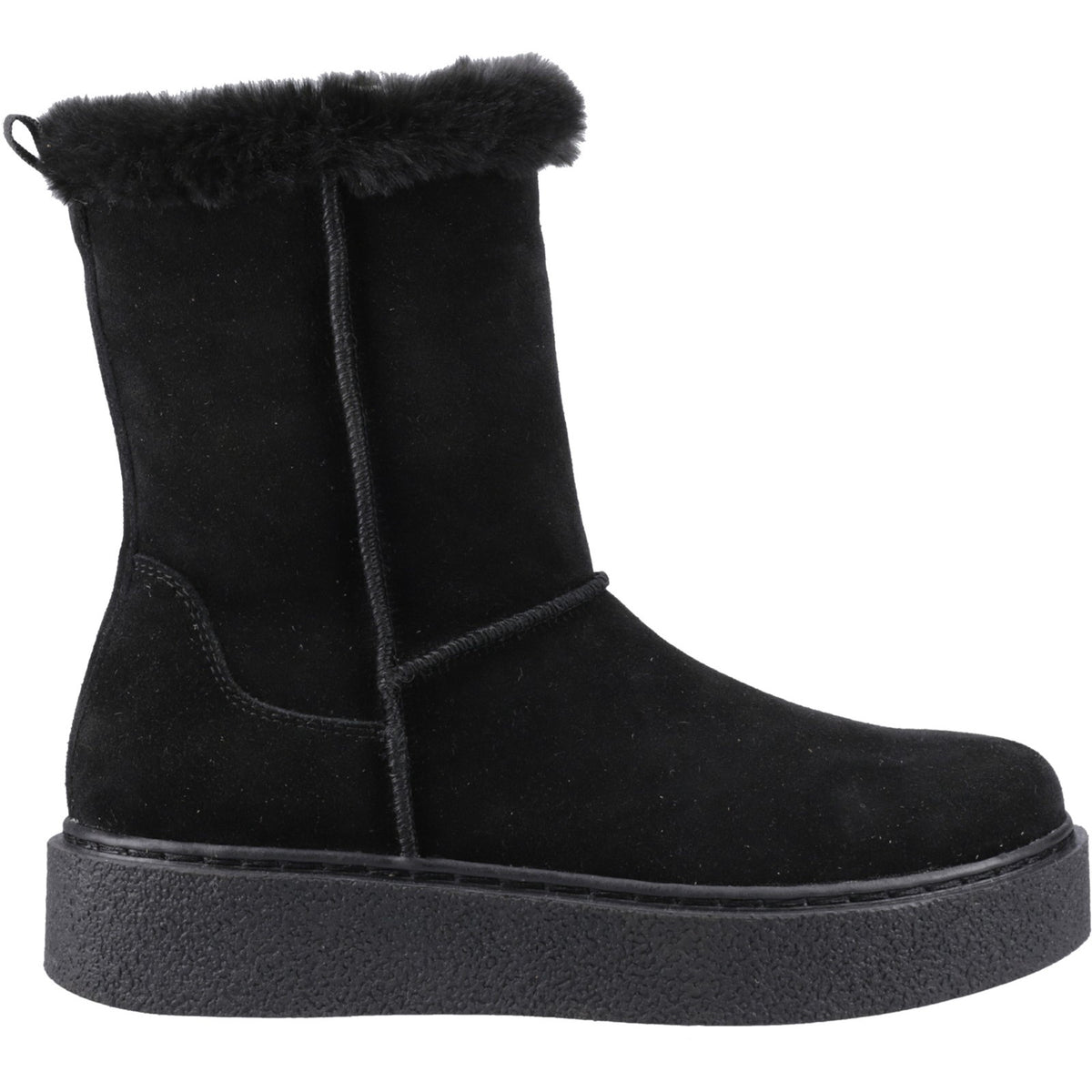 Hush Puppies Womens Becca Mid Boot Black
