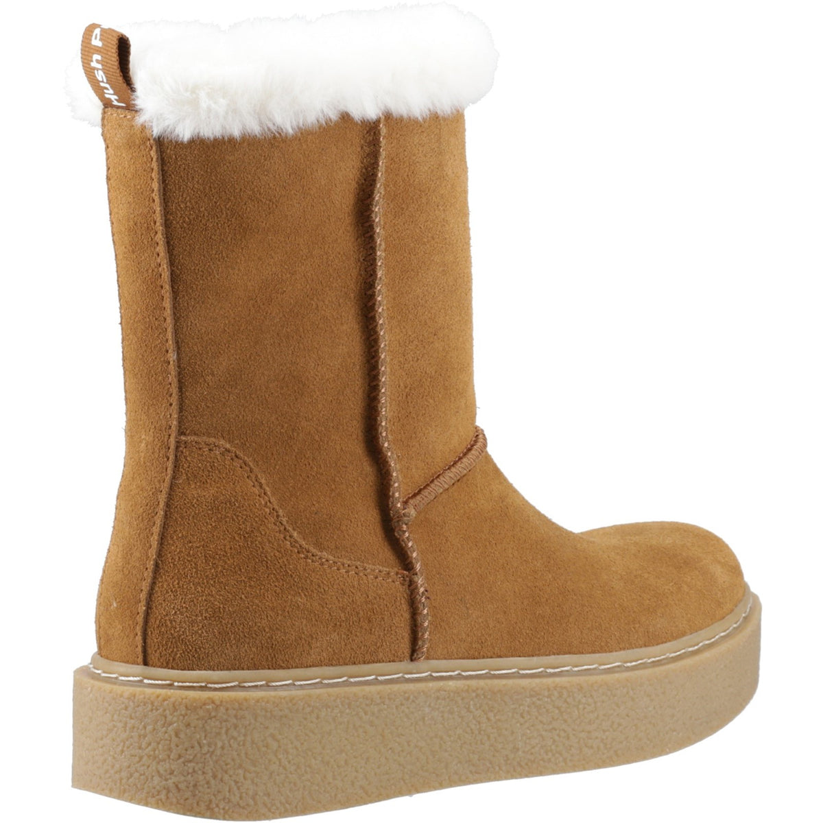 Hush Puppies Womens Becca Mid Boot Tan