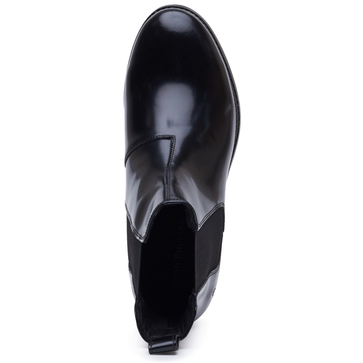 Hush Puppies Womens Colette Boot Black Hi-Shine