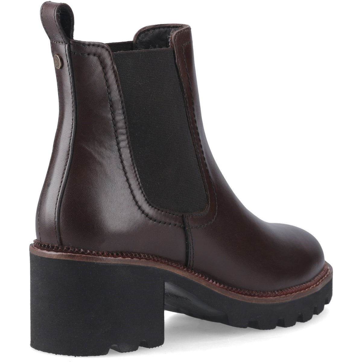 Hush Puppies Womens Gaia Chelsea Boot Chocolate
