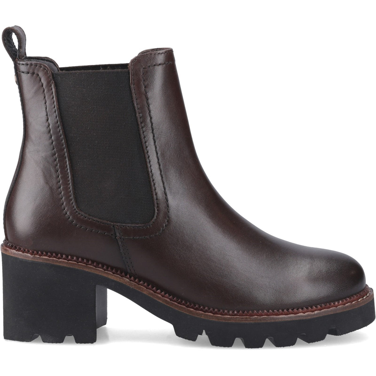 Hush Puppies Womens Gaia Chelsea Boot Chocolate