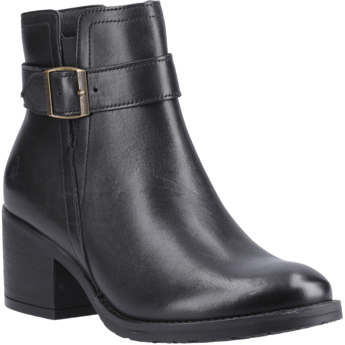 Hush Puppies Womens Hensley Buckle Boot Black