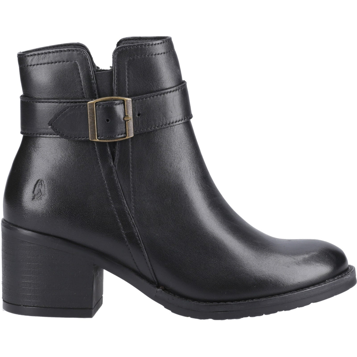 Hush Puppies Womens Hensley Buckle Boot Black