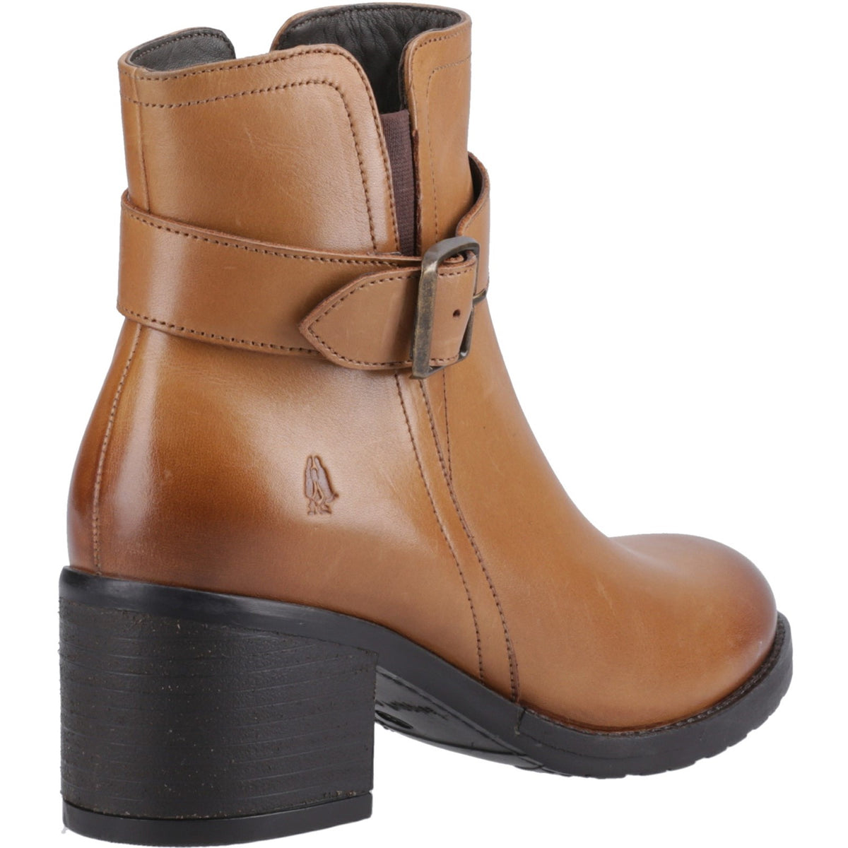 Hush Puppies Womens Hensley Buckle Boot Tan