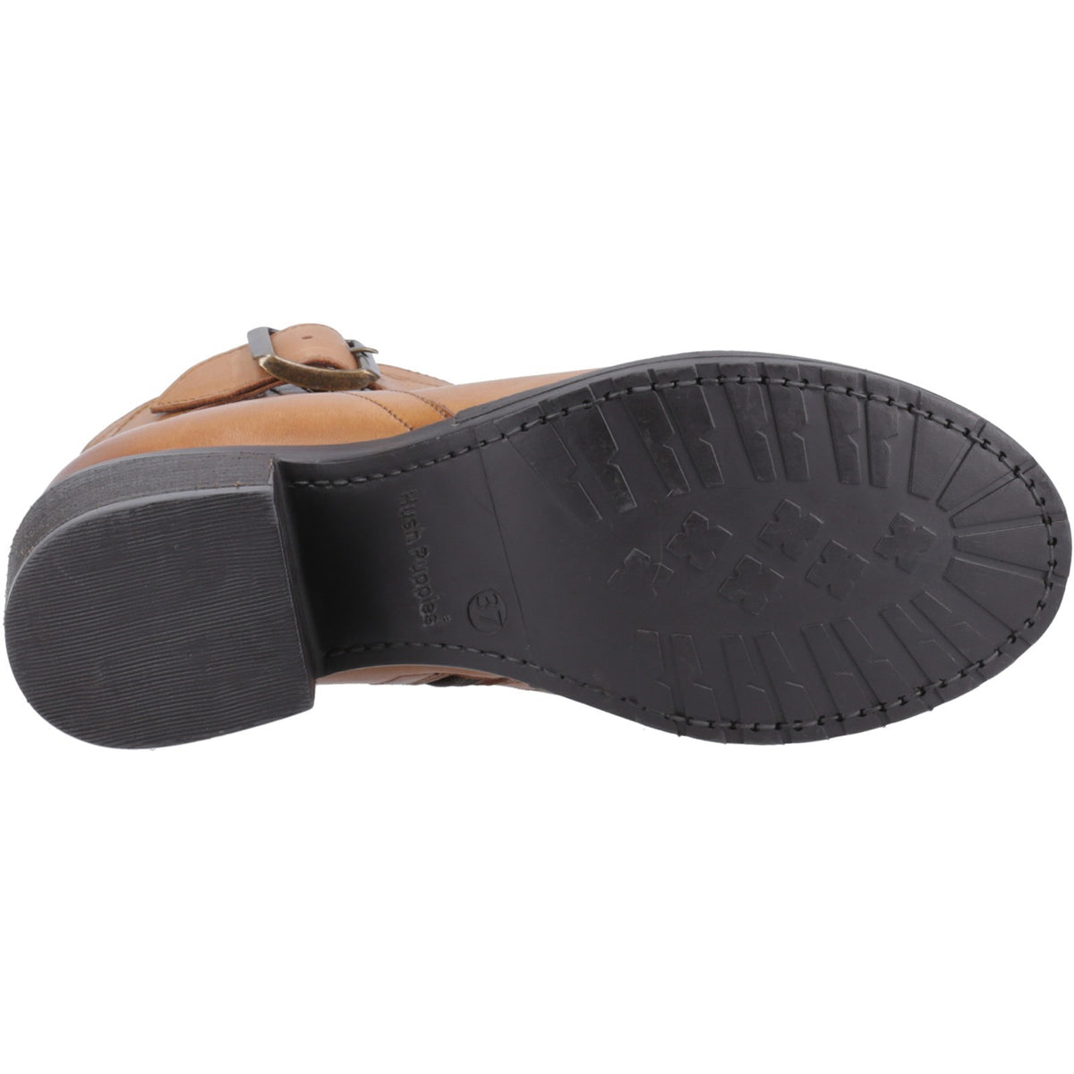 Hush Puppies Womens Hensley Buckle Boot Tan