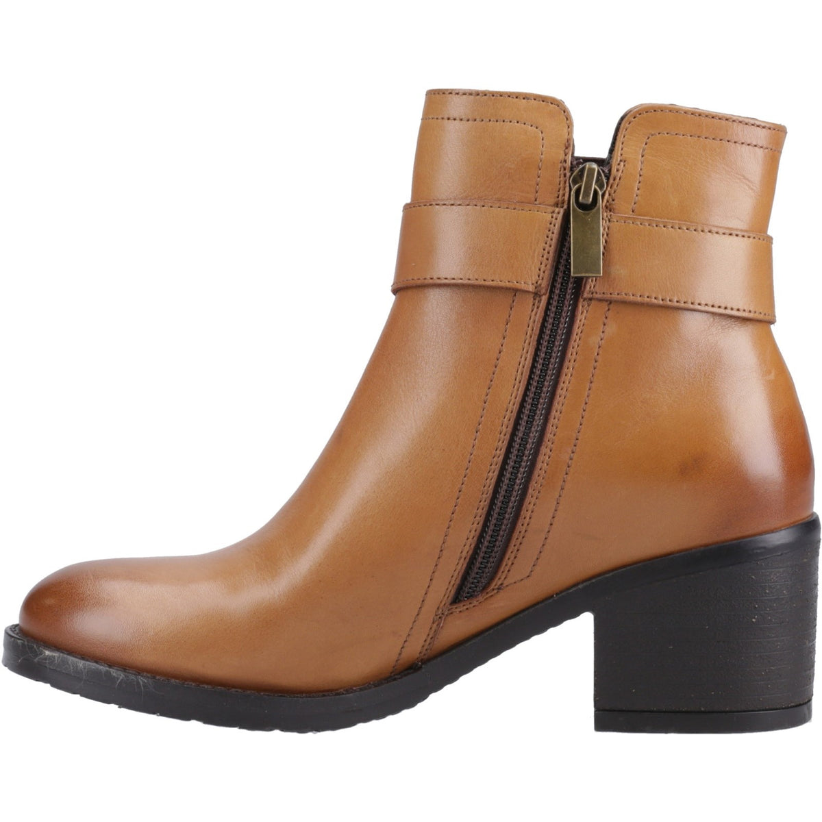 Hush Puppies Womens Hensley Buckle Boot Tan