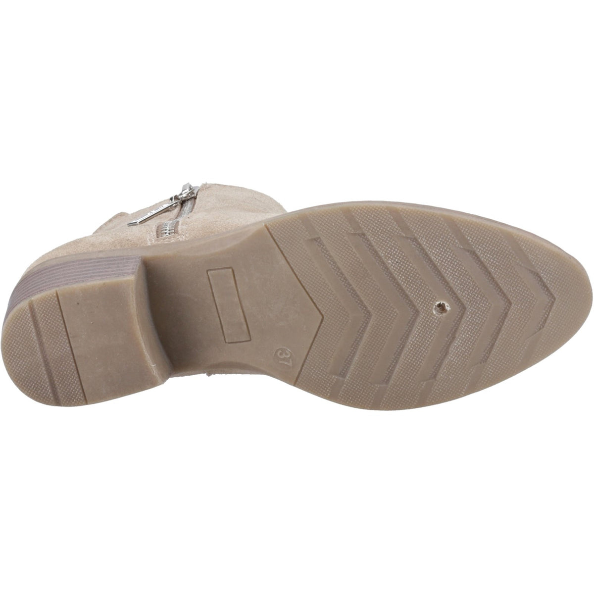 Hush Puppies Womens Ingrid Zip Boot Taupe