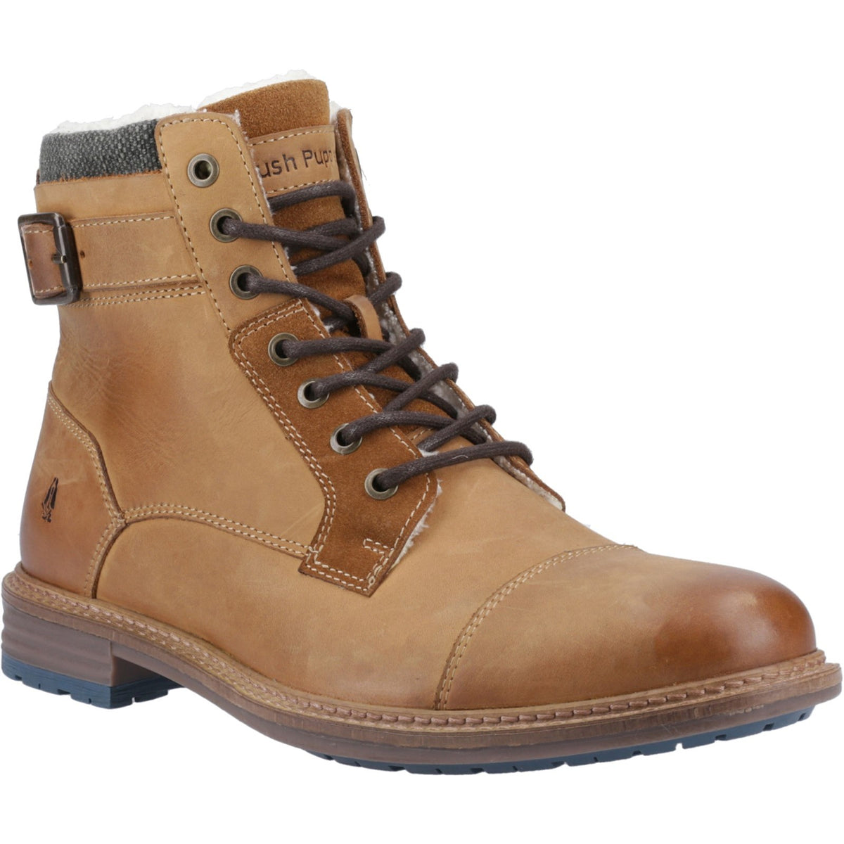 Hush Puppies Mens Jordan Buckle Boot Tan