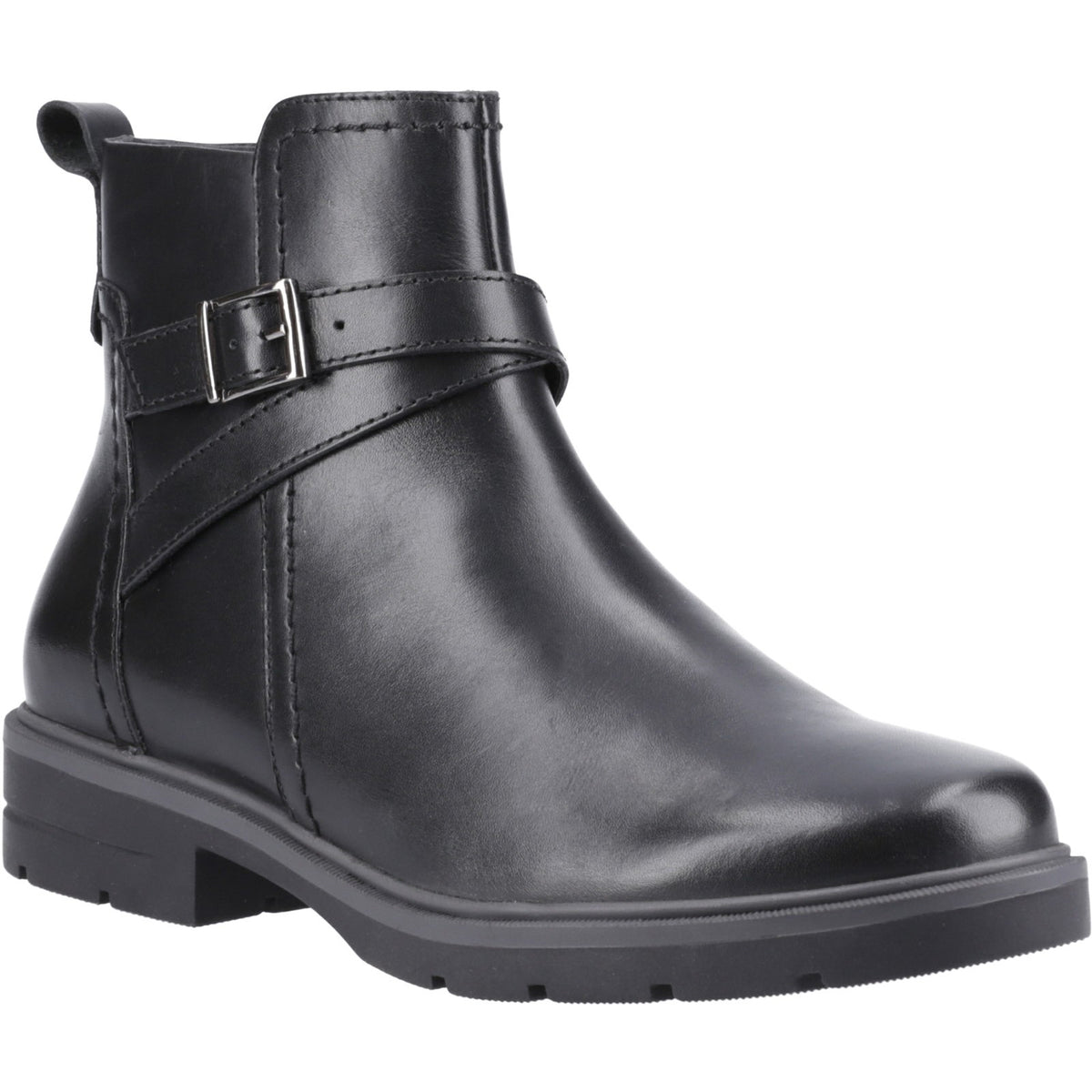 Hush Puppies Womens Tove Buckle Boot Black