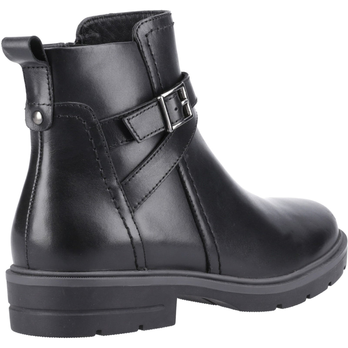Hush Puppies Womens Tove Buckle Boot Black