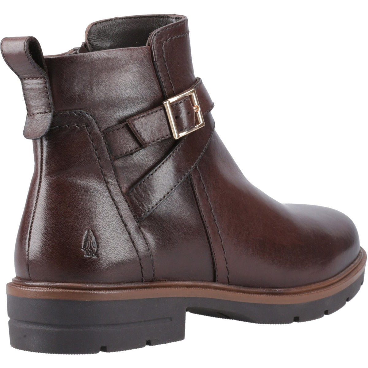 Hush Puppies Womens Tove Buckle Boot Brown