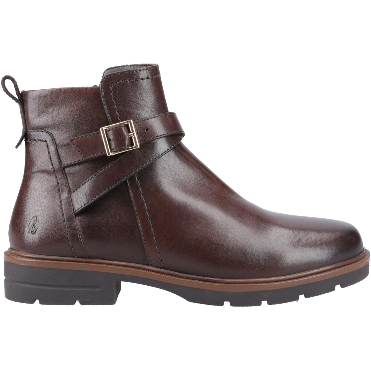 Hush Puppies Womens Tove Buckle Boot Brown