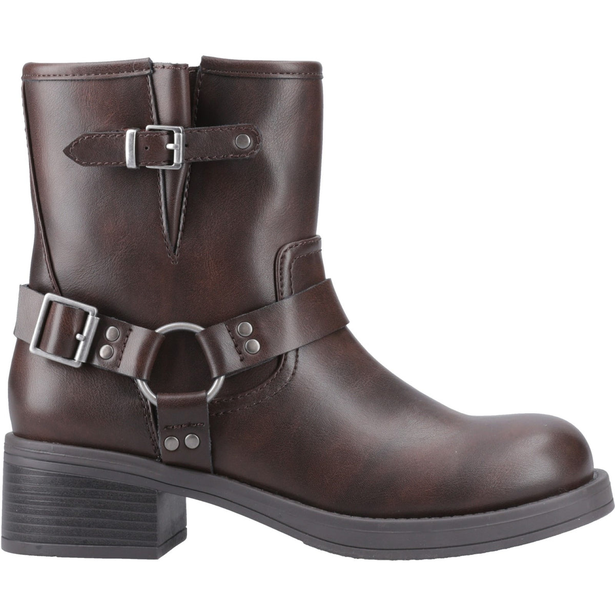 Rocket Dog Womens Nino Biker Boots Brown