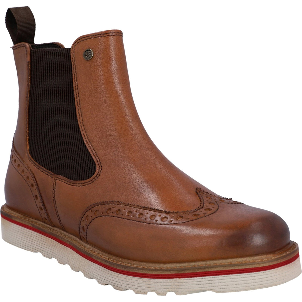 Hunter Mens Orkney Brogue Dealer Boot Tan