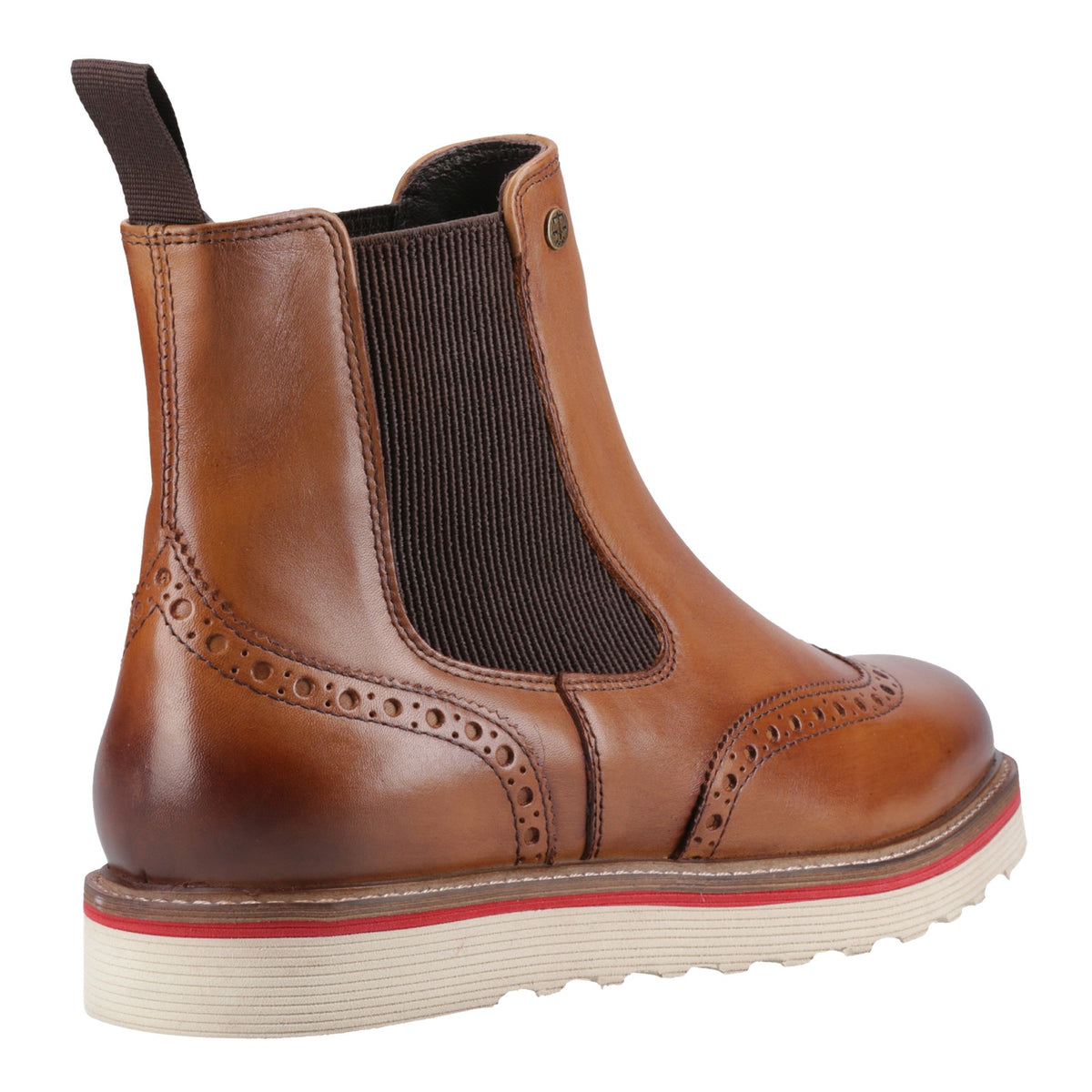 Hunter Mens Orkney Brogue Dealer Boot Tan