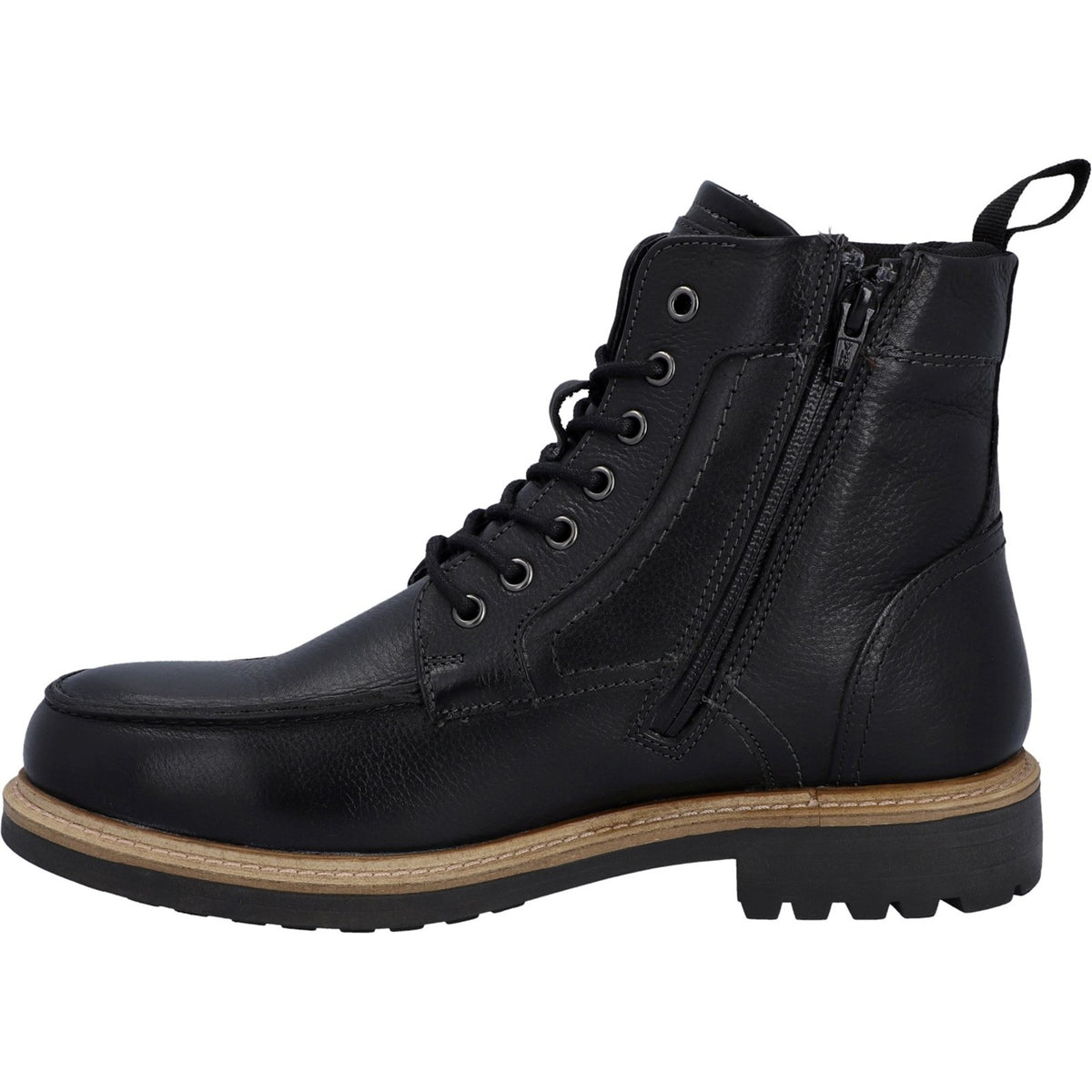 Hunter Mens Shaws Ankle Boot Black