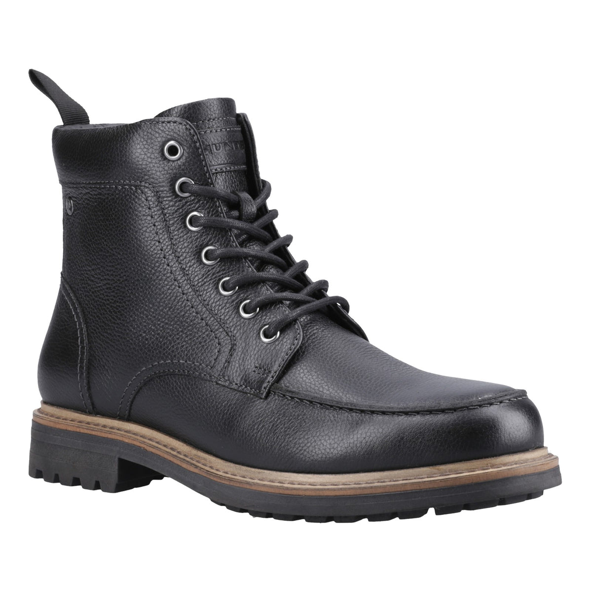 Hunter Mens Shaws Ankle Boot Black
