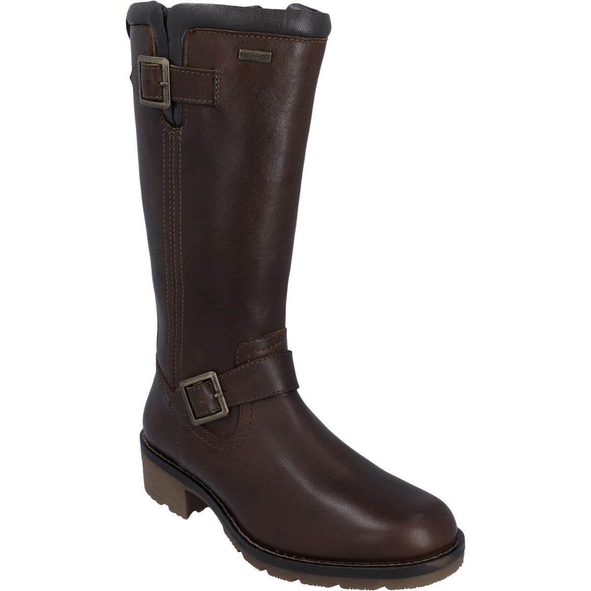 Hunter Womens Skye Tall Boot Brown