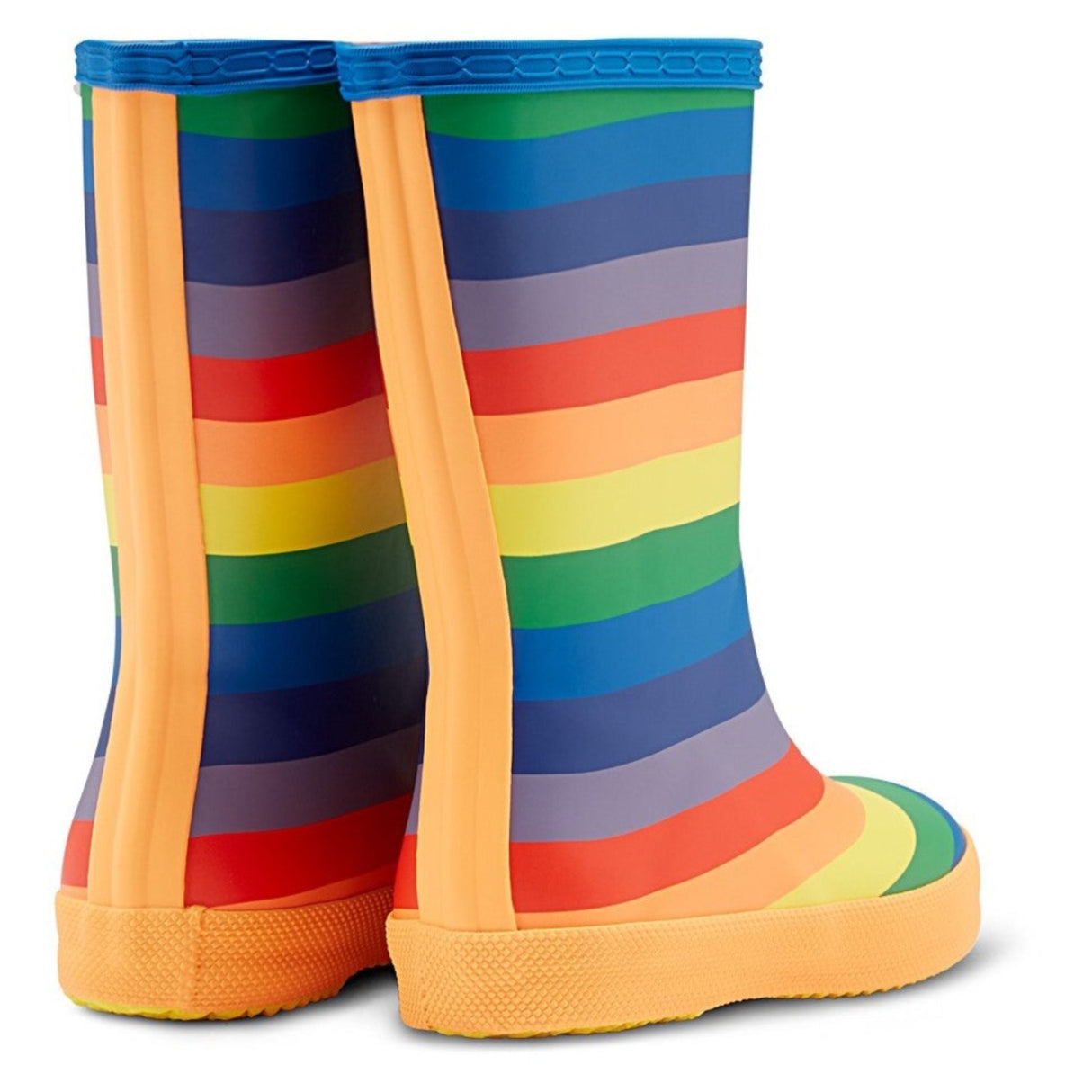 Hunter Infant Kids Original First Classic Rainbow Print Wellington Boots Multicoloured