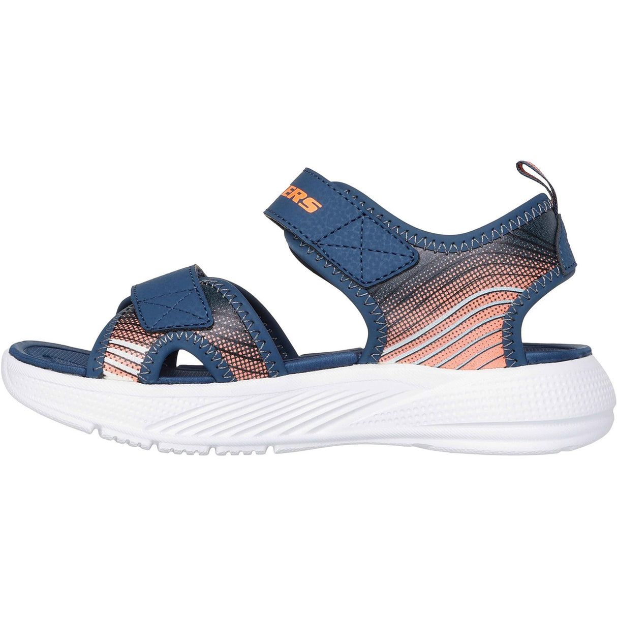 Skechers Junior Boys Navy/Orange