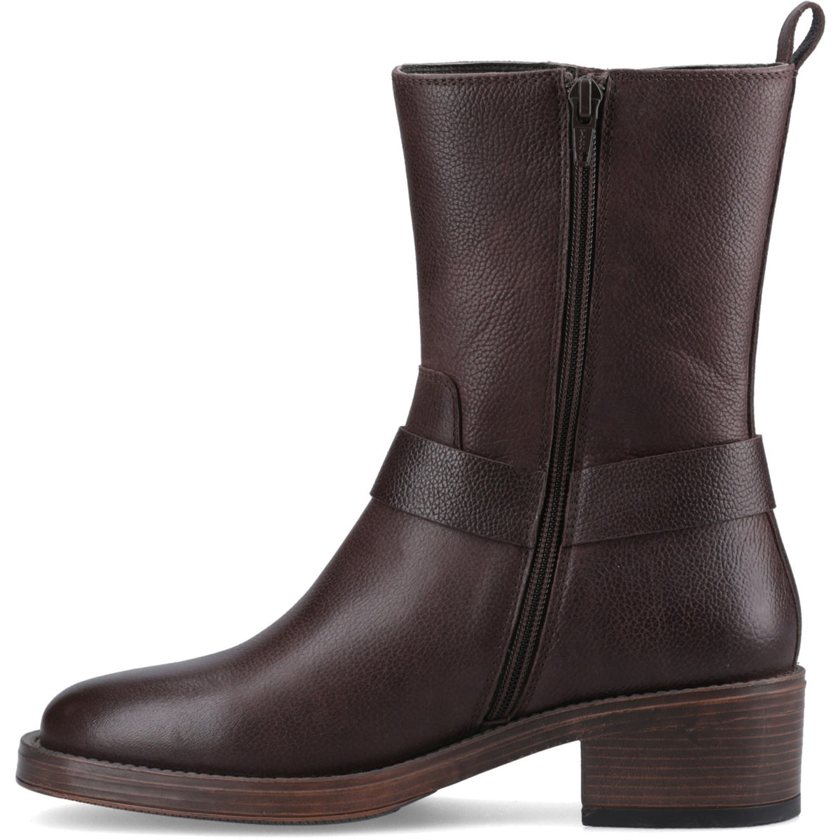 Hush Puppies Womens Althea Buckle Boot BROWN