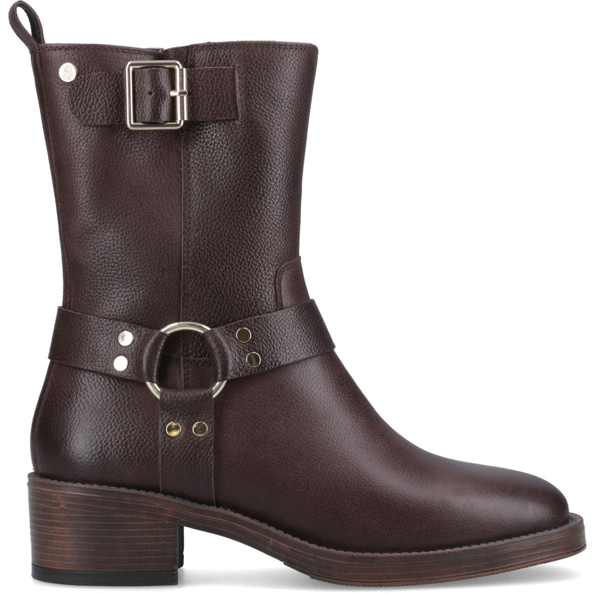 Hush Puppies Womens Althea Buckle Boot BROWN