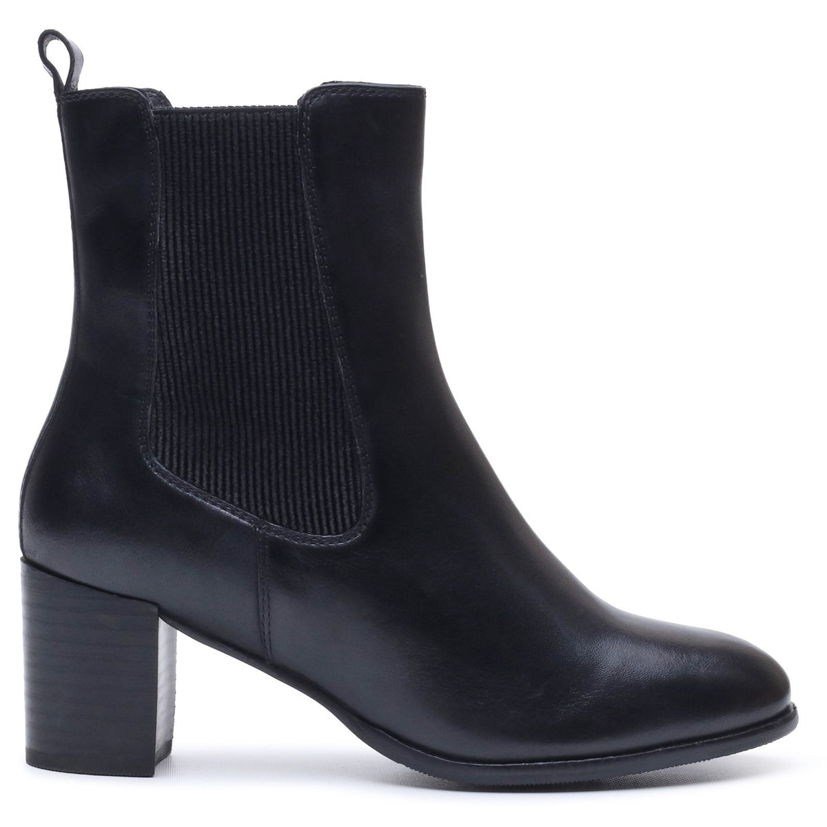 Hush Puppies Womens Camellia Heeled Boot BLACK