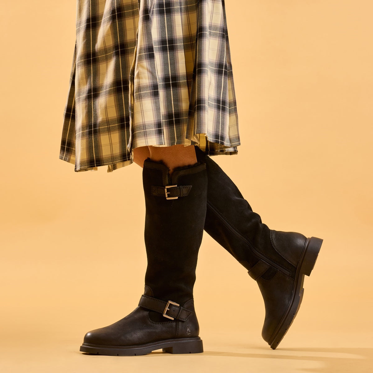 Hush Puppies Womens Cressida Long Boot BLACK